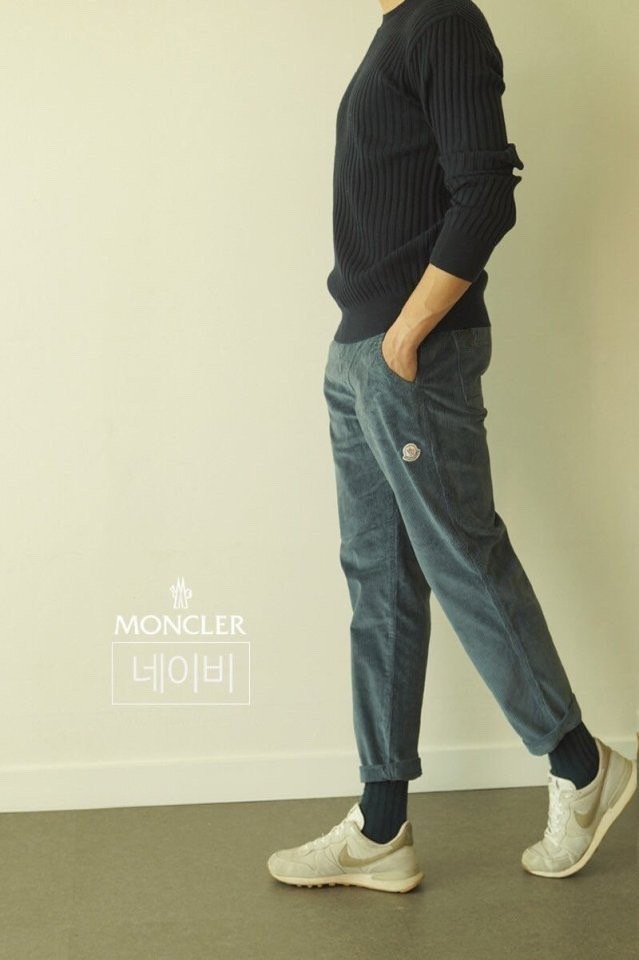 몽클레어 골덴 밴딩 팬츠 (바지)