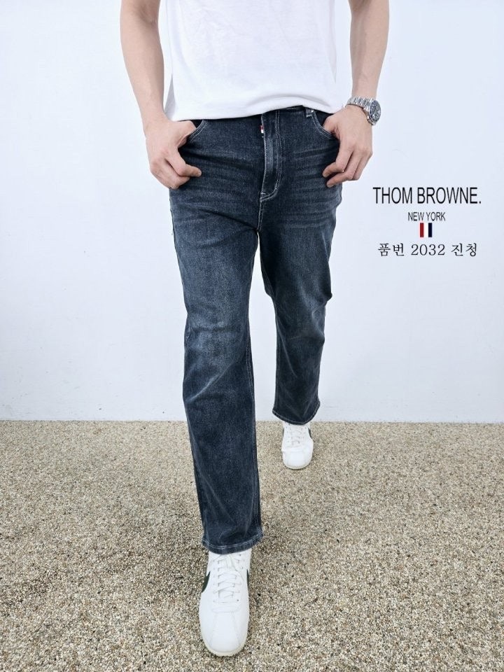 톰브라운 아이스 일자 청바지