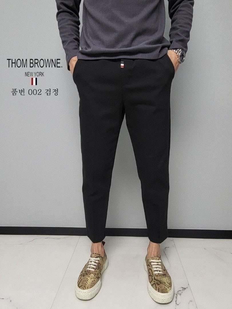 톰브라운 텐션 면바지