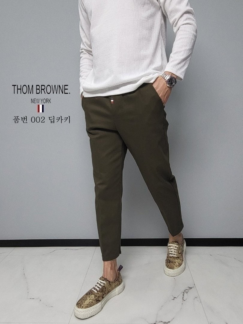 톰브라운 텐션 면바지