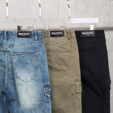 발망 무릎 절개 카고 청바지