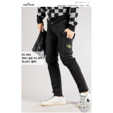 스톤아일랜드 캔버스 슬림핏 카고 팬츠 (바지)