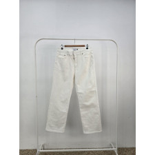 톰브라운 세미 일자 화이트 진 청바지