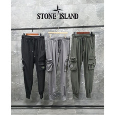 스톤아일랜드 탄창 포인트 포켓 카고 조거 팬츠 (바지)