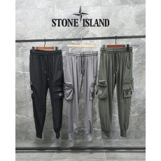 스톤아일랜드 탄창 포인트 포켓 카고 조거 팬츠 (바지)
