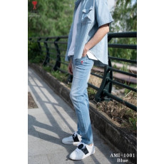 아미 라이트 연청 데님 청바지