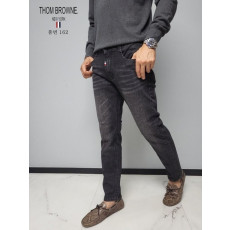 톰브라운 블랙 워싱 데님 청바지