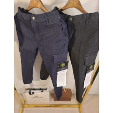 스톤아일랜드 생지 데님 카고 조거 청바지