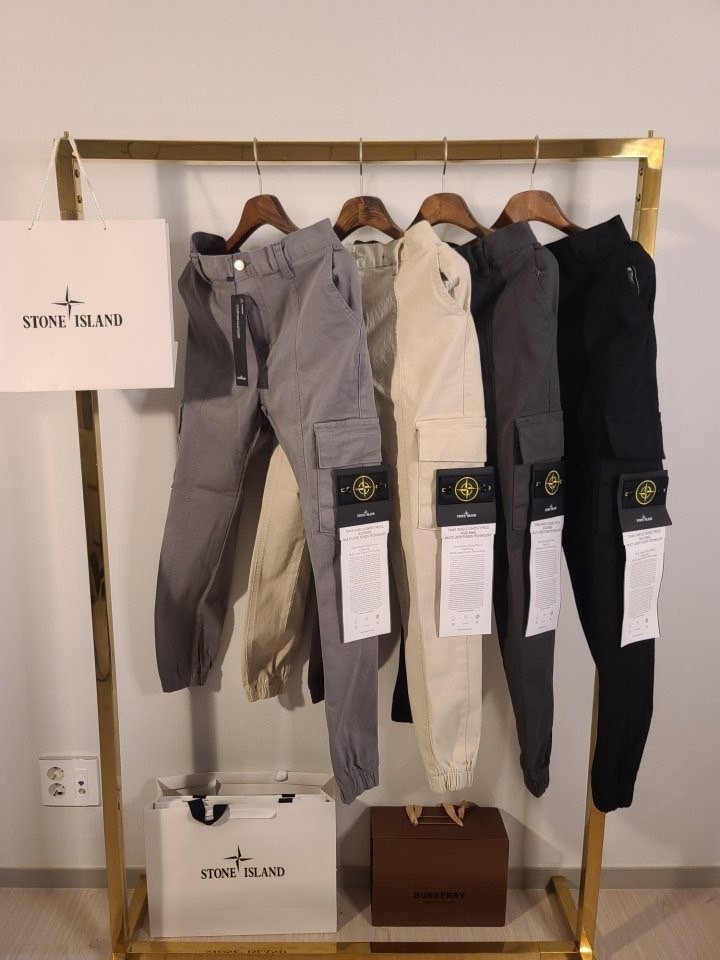 스톤아일랜드 밴딩 스티치 조거 팬츠 (바지)