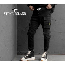 스톤아일랜드 더블 카고 포켓 기모 팬츠 (바지)