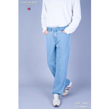 톰브라운 TB-1015 연청 데님 와이드진 청바지