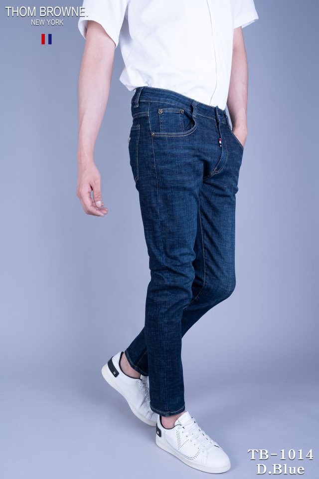 톰브라운 TB-1014 진청 인밴드 청바지