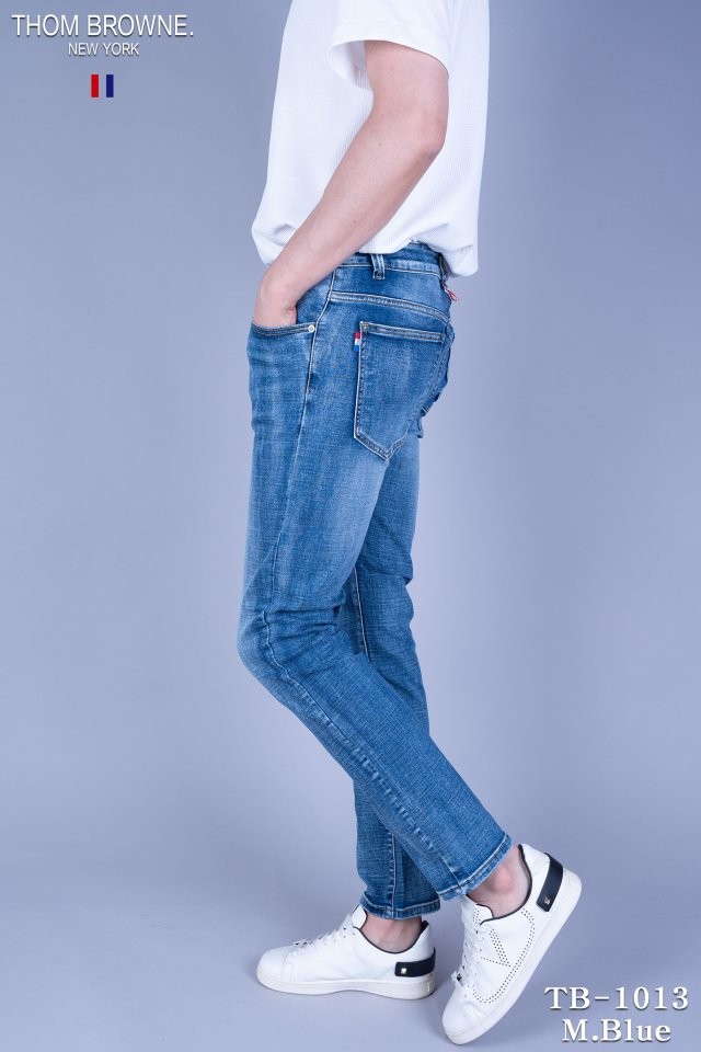 톰브라운 TB-1013 중청 인밴드 청바지