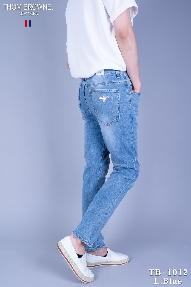 톰브라운 TB-1012 연청 히든밴드 청바지