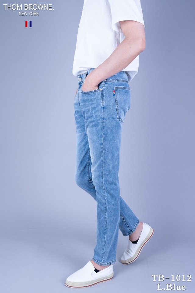 톰브라운 TB-1012 연청 히든밴드 청바지