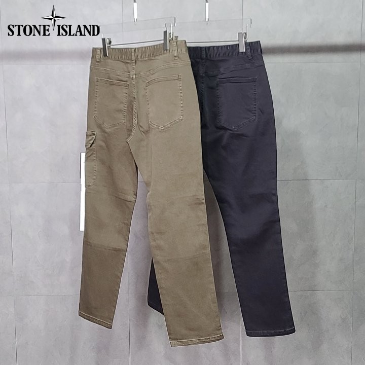 스톤아일랜드 컷팅 포켓 일자 팬츠 (바지)