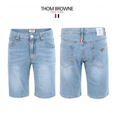 톰브라운 베이직 올라운드 스판 밴딩 5부 청 반바지