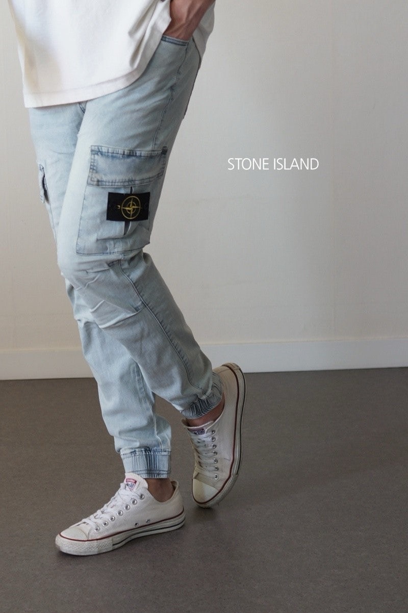 스톤아일랜드 아이스 카고 진 청바지