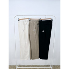 몽클레어 린넨 마 밴딩 슬랙스 (바지)