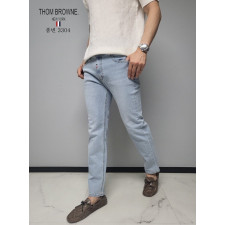 톰브라운 워싱 레이트 청바지