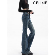 셀린느 여성 트리오페 데끼 부츠컷 청바지
