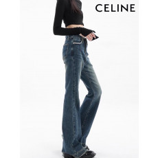 셀린느 여성 트리오페 데끼 부츠컷 청바지