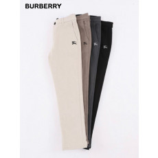 버버리 기사 자수 로고 히든 밴딩 기모 면 워싱 스판 팬츠 (바지)