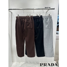프라다 삼각 로고 워크더블니 스웻 팬츠 (바지)