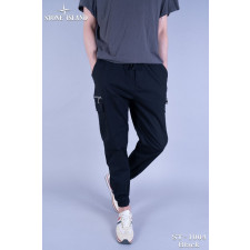 스톤아일랜드 ST-1004 지퍼 린넨 스판 카고 조거 팬츠 (바지)