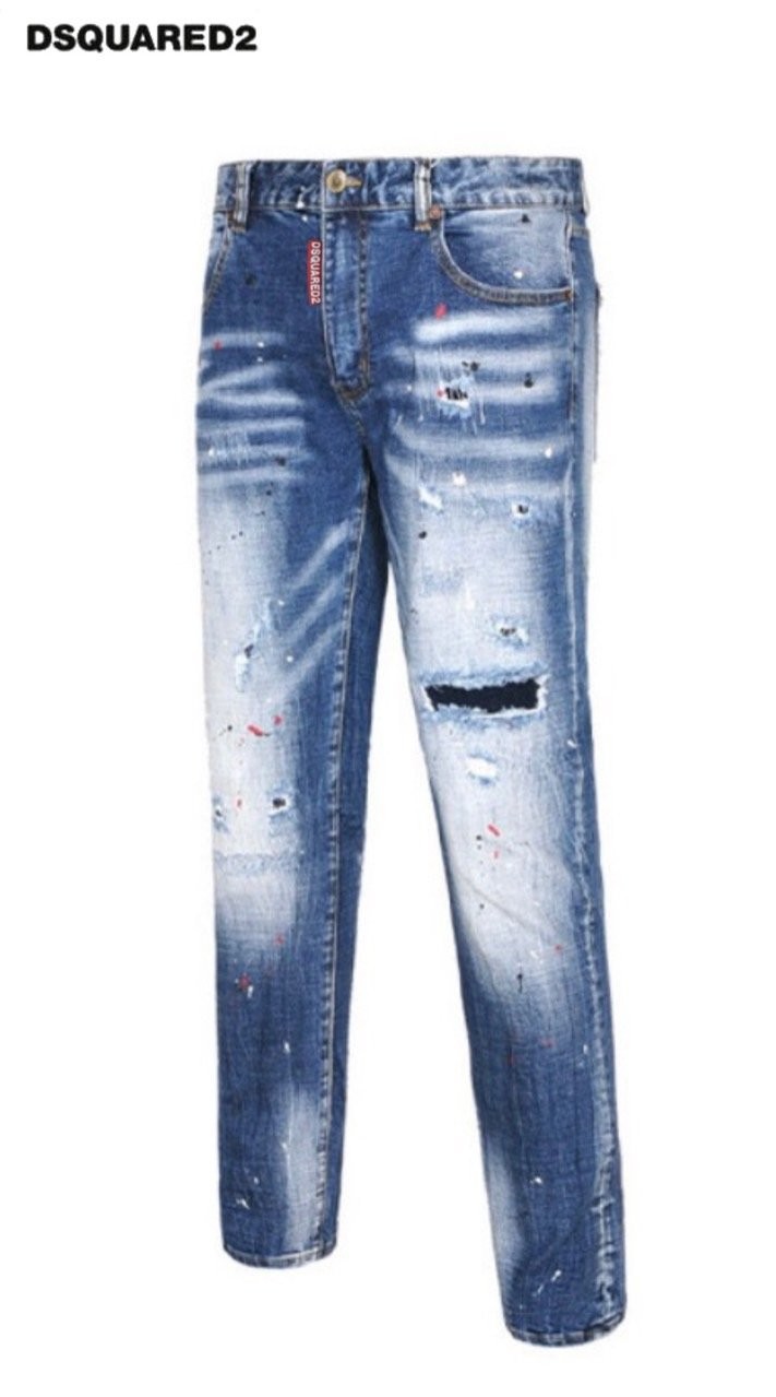 디스퀘어드2 페인팅 데미지 워싱 청바지
