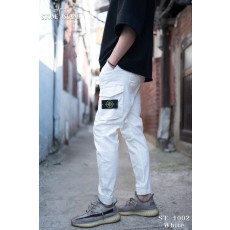 스톤아일랜드 면 스판 빈티지 카고 조거 팬츠 (바지)