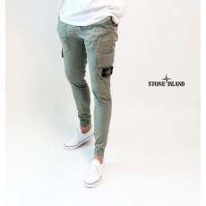 스톤아일랜드 린넨 조거 카고 스판 팬츠 (바지)