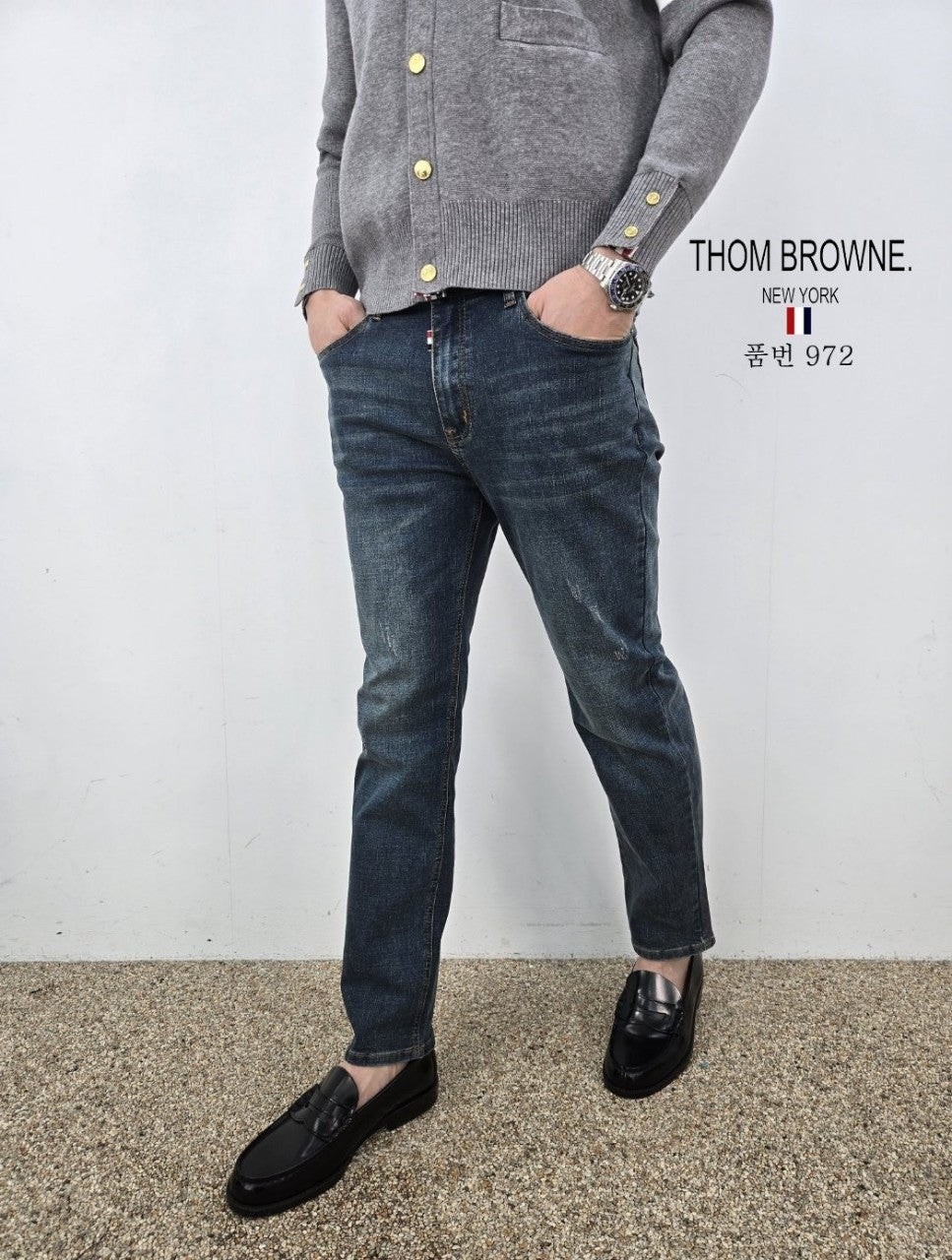 톰브라운 슬림 청바지
