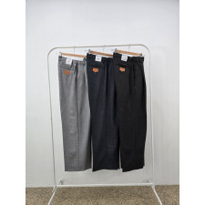 톰브라운 린넨 면 옆밴딩 와이드 슬렉스 (바지)