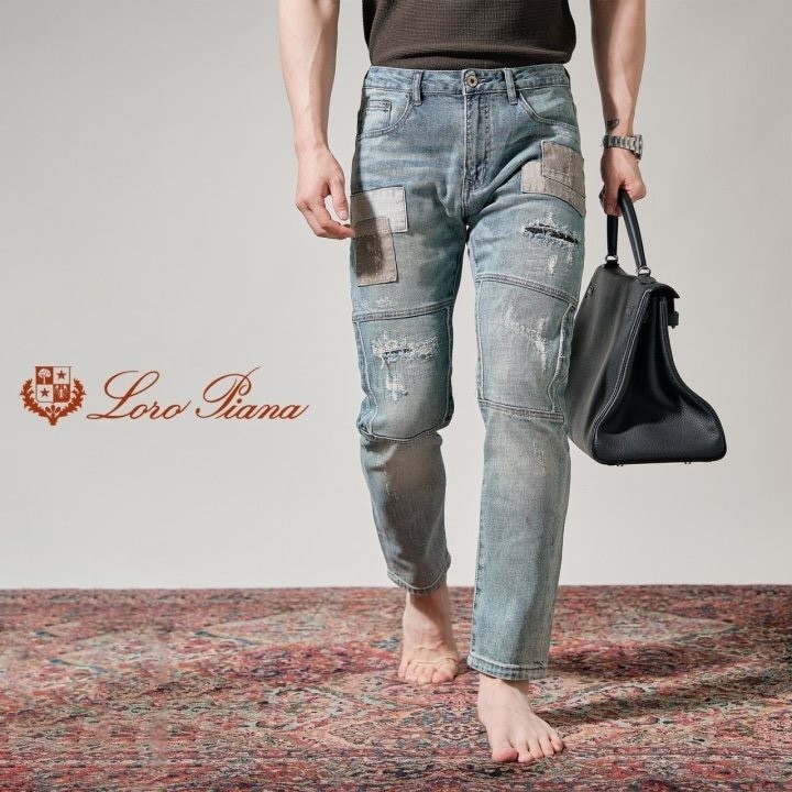 로로피아나 히든 패치 청바지