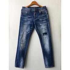 디스퀘어드2 바이커 페인팅 데님 청바지