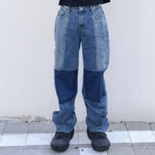 발렌시아가 톤톤 와이드 청바지