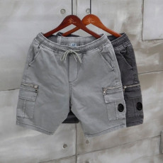 CP컴퍼니 메탈 워싱 카고 지퍼 메탈 반바지