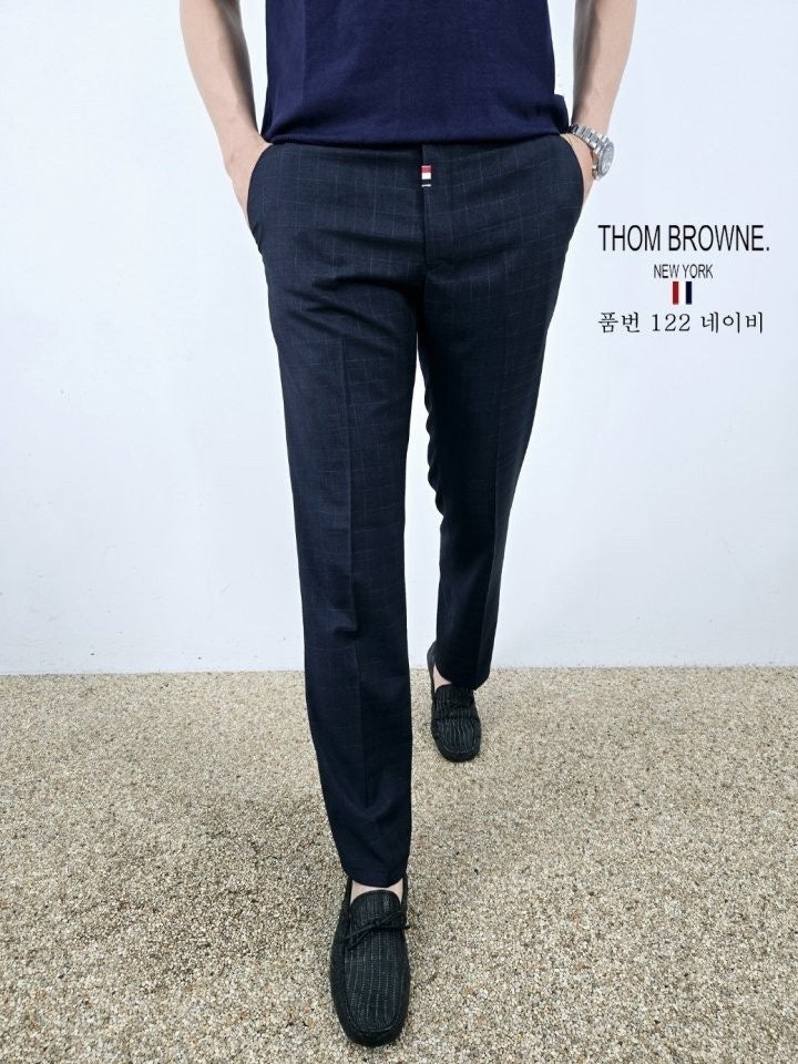톰브라운 체크 슬랙스 (바지)