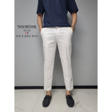 톰브라운 린넨 면 옆밴딩 팬츠 (바지)
