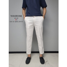 톰브라운 린넨 면 옆밴딩 팬츠 (바지)