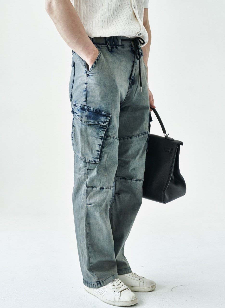 무스너클 아이스 쿨 스판 청바지