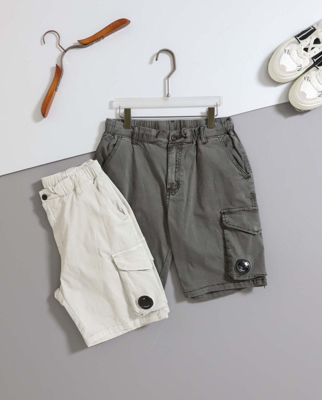 CP컴퍼니 50필 스트레치 쇼트 반바지