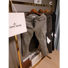 스톤아일랜드 워싱 밍크 기모 카고 팬츠 (바지)