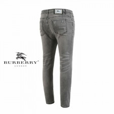 버버리 블랙 스틸 그레이 워싱 슬림진 청바지