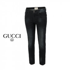 구찌 어센트 포켓 블랙 워싱 슬림진 청바지