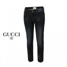 구찌 어센트 포켓 블랙 워싱 슬림진 청바지