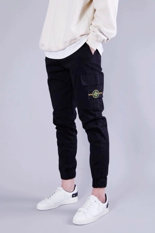 스톤아일랜드 원포켓 언발란스 케이 조거 바지