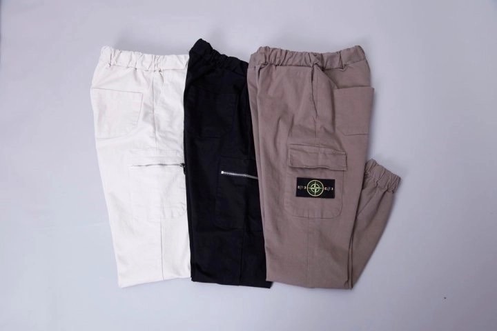 스톤아일랜드 원포켓 언발란스 케이 조거 바지