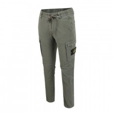 스톤아일랜드 슬림 스판 밴딩 카고 바지